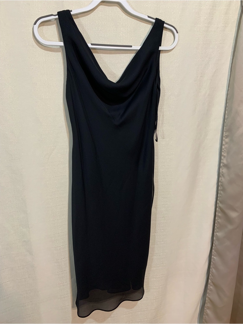 Jump Black Cowl Neck Midi Dress a3/106